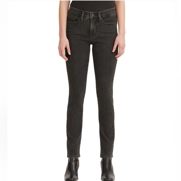 NEW Levi’s Jeans 311 Shaping Skinny Black Mid Rise Tummy Slimming Stretch 33 $70 - Picture 2 of 6